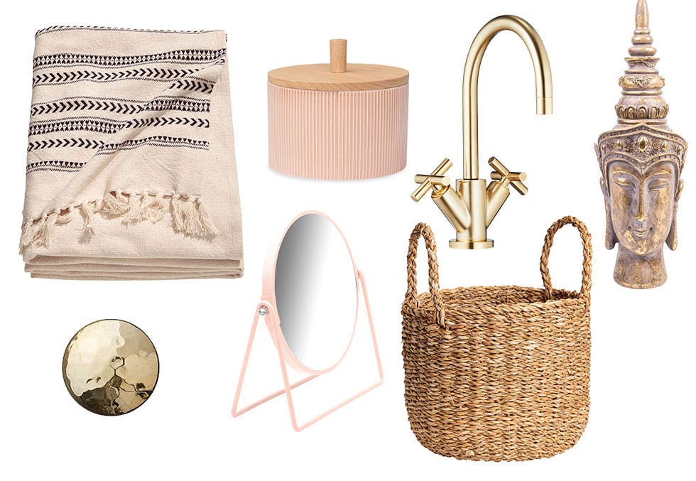 kollasj bad 3 stiler bdck7 shoppingtips til en feminin og etnisk stil på badet